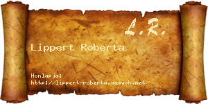 Lippert Roberta névjegykártya